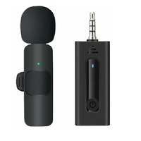 Микрофон-петличка беспроводной JBH Wireless Microphone K35 3.5mm jack Черный