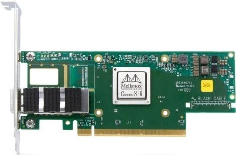 MCX653105A-ECAT-SP ConnectX®-6 VPI adapter card, 100Gb/s (HDR100, EDR IB and 100GbE), single-port QSFP56, PCIe3.0/4.0 x1