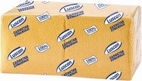 Салфетки бумажные Luscan Profi Pack 400 салфеток в пачке желтые