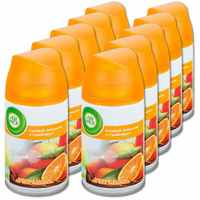 Сменный баллон для освежителя воздуха AirWick Freshmatic Life Scents "Сочный апельсин и грейпфрут", 250 мл, 10 шт. Air W