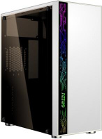 Ginzzu A390 White Window RGB подсветка 1*USB 3.0, 2*USB 2.0, AU GINZZU
