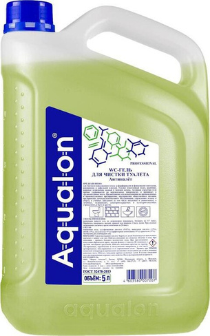 Бытовая химия Aqualon Средство для сантехники WC-гель для чистки туалета Антиналет 5 л