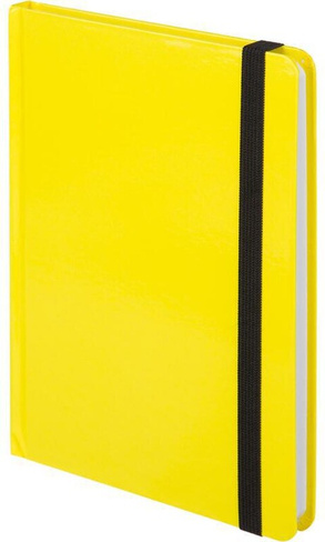 Блокнот Attache Ежедневник недатированный Неон 7БЦ А5 128 листов желтый с фиксирующей резинкой