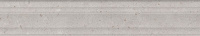 Бордюр Риккарди серый светлый мат. структура обр. BLF010R 7,3*40 KERAMA MARAZZI