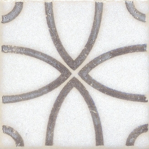 Декор для напольной плитки Амальфи STG\A405\1266 9,8*9,8 орнамент коричневый KERAMA MARAZZI