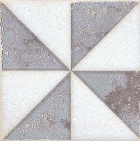 Декор для напольной плитки Амальфи STG\A407\1266 9,8*9,8 орнамент коричневый KERAMA MARAZZI