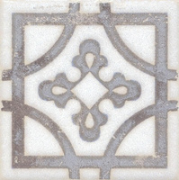 Декор для напольной плитки Амальфи STG\A406\1266 9,8*9,8 орнамент коричневый KERAMA MARAZZI