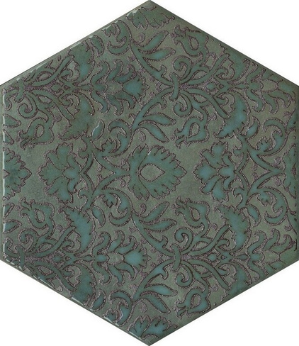 Декор для напольной плитки Гроссето зеленый VT\B560\SG23037N 20*23,1*0,7 KERAMA MARAZZI