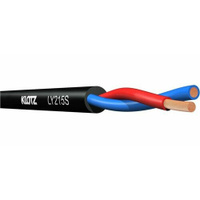 KLOTZ / Германия KLOTZ LY225S (LY225TSW) Спикерный кабель 2х2,5, цвет черный, двойная изоляция, катушка 50 м