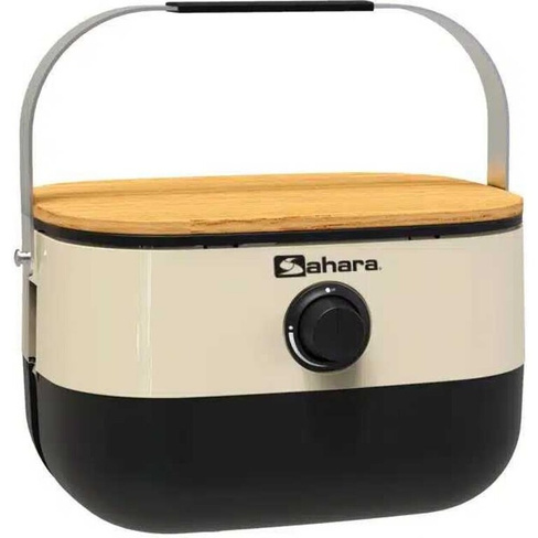 Портативный газовый мини гриль-барбекю с плечевым ремнем для переноски Sahara Cream Mini BBQ -Cream 5391535340361