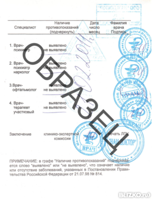 Медицинская справка по форме 046/1 медицинская водительская справка с 2013