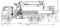 Бортовой Камаз 43118-3098-46 с КМУ ИТ-200 (тросовый,люлька,бур)