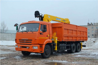 Самосвал Камаз 65115-773094-42 с КМУ Soosan SCS736LI Top Верхнее управление