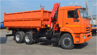 Самосвал Камаз 65115-3094-48 с КМУ Fassi F245A.0.22 нижнее управление