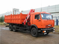 Самосвал Камаз 65115-3094-48 с КМУ Fassi F175A.0.22 (нижнее управление)