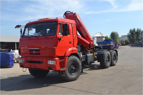 Седельный тягач Камаз 43118 с КМУ Fassi F275A.0.22