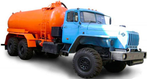 Агрегат для сбора газового конденсата и нефти АКН-10 на шасси Урал 4320