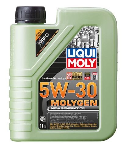 НС-синтетическое моторное масло Liqui Moly Molygen New Generation 5W-30, 1л