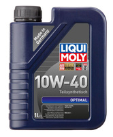 Полусинтетическое моторное масло Liqui Moly Optimal 10W-40 (1 л)