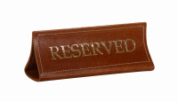 Табличка настольная «Reserved» 180х70 мм