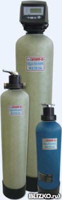 Безреагентные фильтры очистки воды от железа и марганца Сапфир-Br