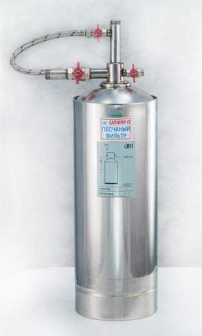 Промышленный осветлительный фильтр грубой очистки воды Сапфир-П20, нерж.ст