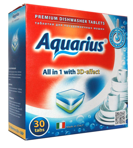 Таблетки AQUARIUS для ПММ All in1 30 таб.