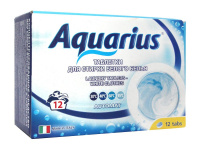 Таблетки для стирки белого белья "AQUARIUS" Италия 12 штук