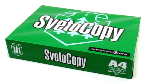 Бумага SvetoCopy A4 500 листов