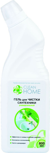 CLEAN HOME Гель для чистки сантехники 800 мл