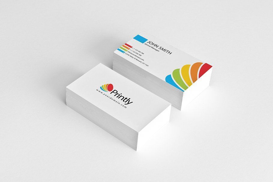 Двухсторонняя печать визиток от компании Типография КРАСКИ в городе ...