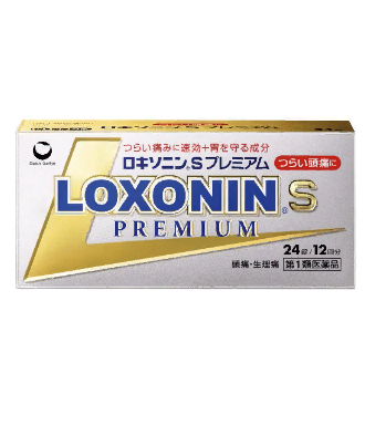 Жаропонижающее и обезболивающее средство, 24шт Loxonin S Premium