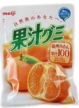 Мармеладки Meiji GOCHI со вкусом мандарина, 52гр