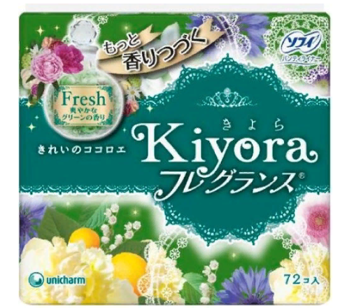 Unicharm Sweet Kiyora – прокладки на каждый день, 72шт