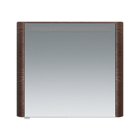 Зеркальный шкаф с подсветкой, 80 см Am.Pm Sensation (M30MCR0801TF), правый, табачный дуб