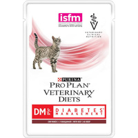 Корм влажный говядина PURINA VETERINARY DIETS для кошек DM St/Ox диабетик