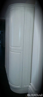 Шкаф для гостиной в классическом стиле, белый на заказ