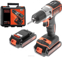 Дрель аккумуляторная Black & Decker ASD 18 KB