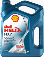 Масло моторное Shell Helix HX7 10W-40 (4 л)