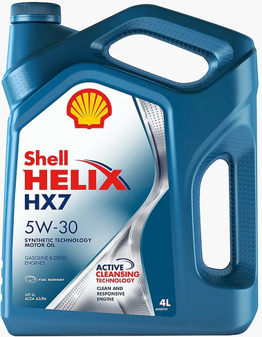 Масло моторное Shell Helix HX7 5W-30 (4 л)