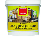 Лак на акриловой Neomid stone основе с эффектом мокрого камня 2,5 л