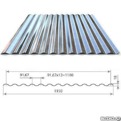 Профнастил мп 18 оцинкованный характеристики