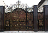 Ворота кованые художественная ковка