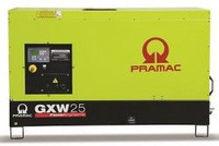 Дизельный генератор Pramac GXW 25 W в кожухе