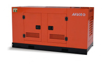 Дизельный генератор MVAE АД-25-400-АР в кожухе с АВР