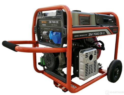 Дизельный генератор Mitsui Power ZM 7000 DE-3