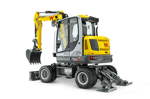 Мини-экскаватор Wacker Neuson EW65 колесный