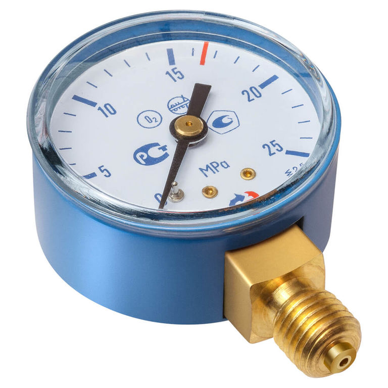 Манометр с поверкой 25,0 МПа, кислород от компании АльфаГаз купить в ...