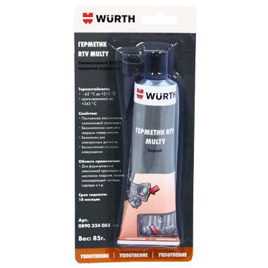 Силиконовый герметик Wurth RTV Multi (85 г)