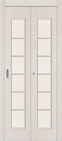 Складная межкомнатная дверь 2С Л-21 (БелДуб)